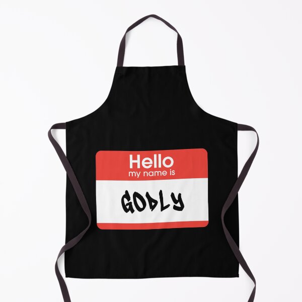 Item preview, Hello My Name Is Godly Label designed and sold by everything4eva.