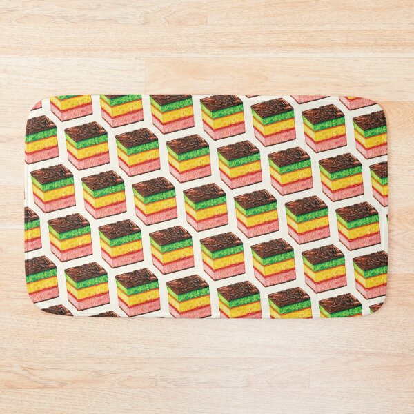 Item preview, Italian Rainbow Cookie Pattern - White designed and sold by Kelly  Gilleran.