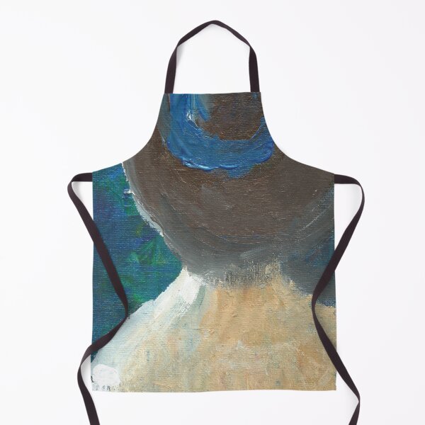 Item preview, The Brunette with the Bun Acrylic Painting designed and sold by Silver Sky by Janet.