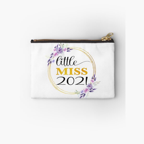 Item preview, Little Miss 2021 New Year Girl Water Color Flowers, Baby Girl, New Year 2021 designed and sold by StickerArtwork.