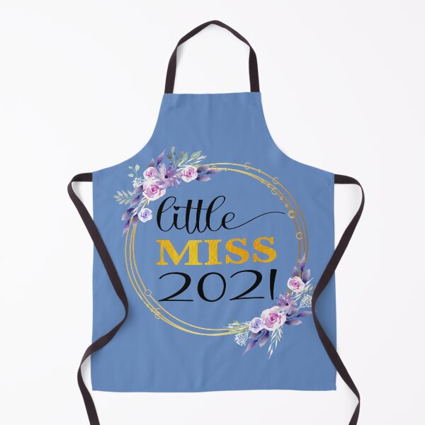 Item preview, Little Miss 2021 New Year Girl Water Color Flowers, Baby Girl, New Year 2021 designed and sold by StickerArtwork.