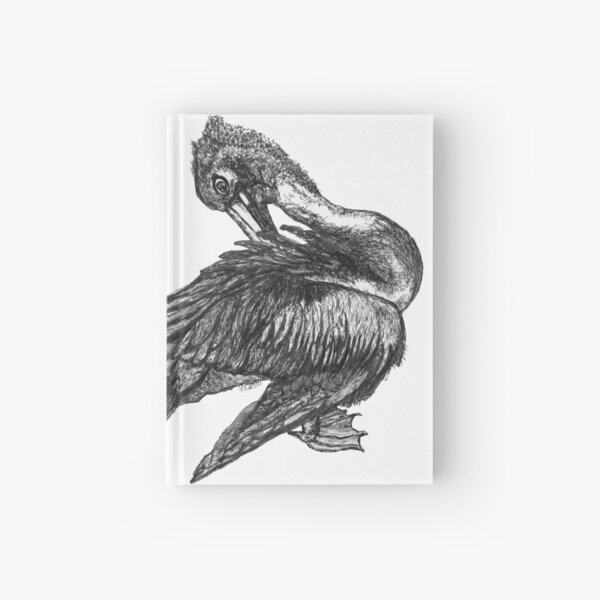 Percephone the Pelican Hardcover Journal