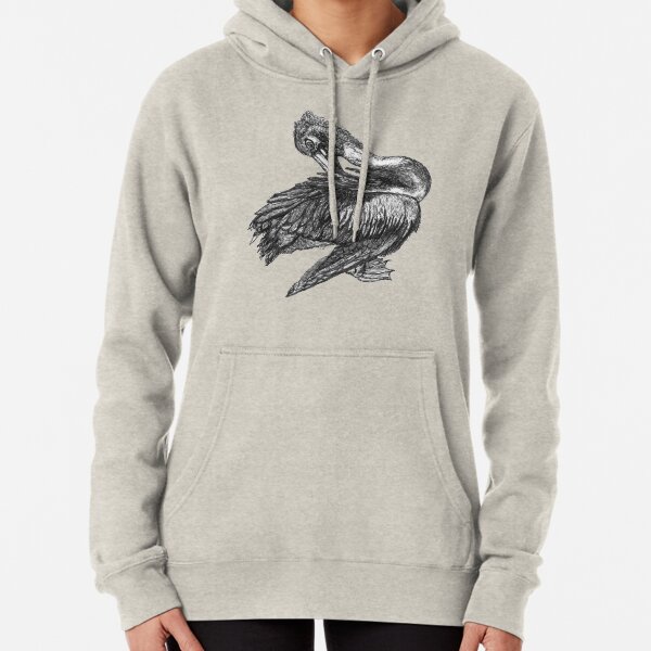 Percephone the Pelican Pullover Hoodie