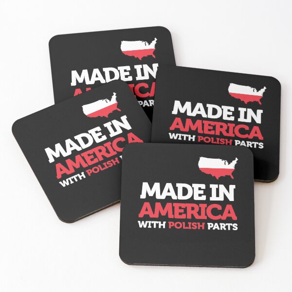 Item preview, Made In America With Polish Parts Funny Amazing Poland Gift designed and sold by smartrocket.