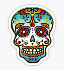 Mexican Sugar Skull, Day of the Dead, Dias de los muertos Sticker