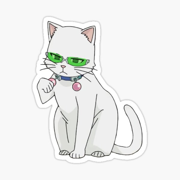 saiki as a cat Sticker