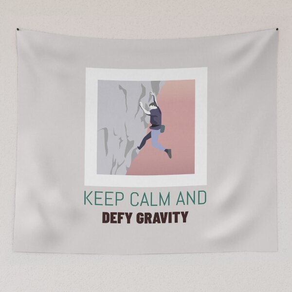 Item preview, Keep Calm And Defy Gravity designed and sold by Crafty-Mornings.