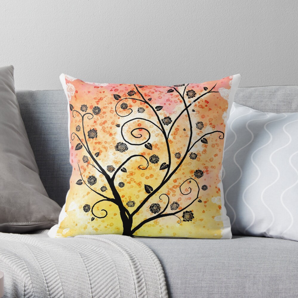 Love tree Throw Pillow