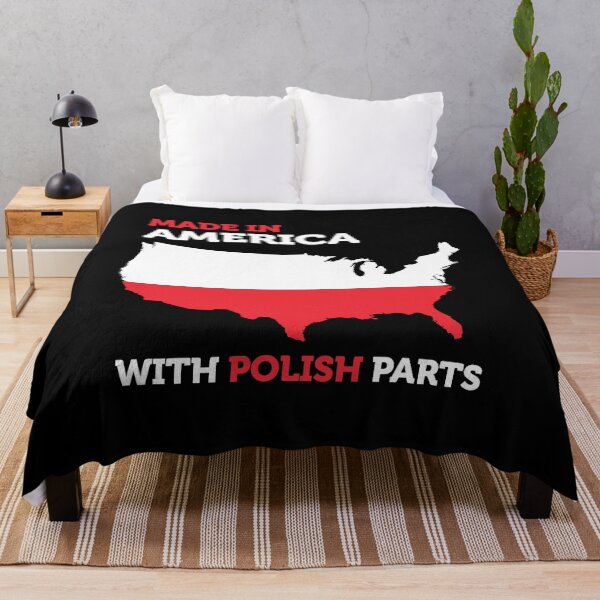 Item preview, Made In America With Polish Parts Funny Amazing Poland Gift designed and sold by smartrocket.