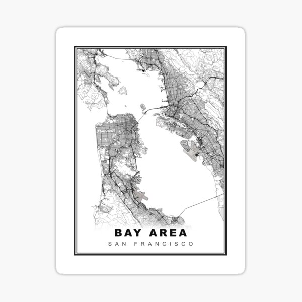 Item preview, Bay Area Map designed and sold by Tamas Das.