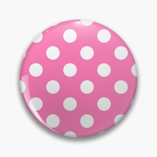 Item preview, White Polka Dots on Pink Background designed and sold by Bumblefuzzies.