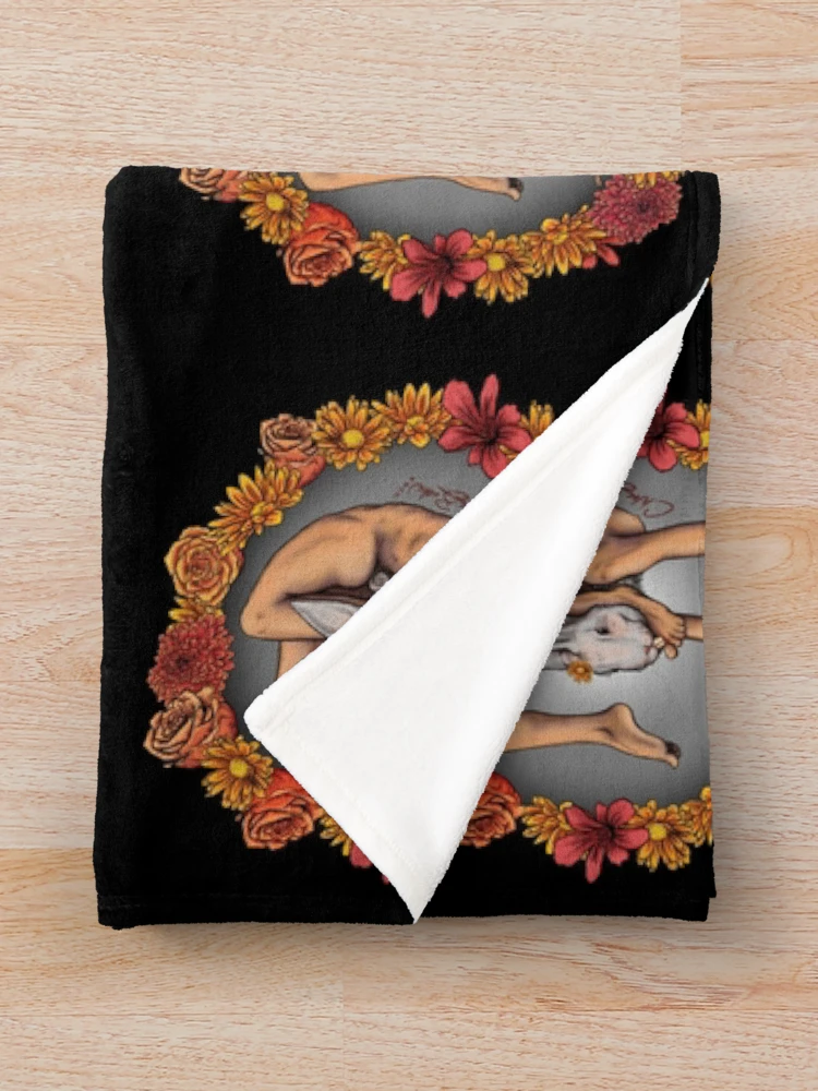 Thumbnail 3 of 6, Throw Blanket, Rabbit Fool designed and sold by Rabbitfool.