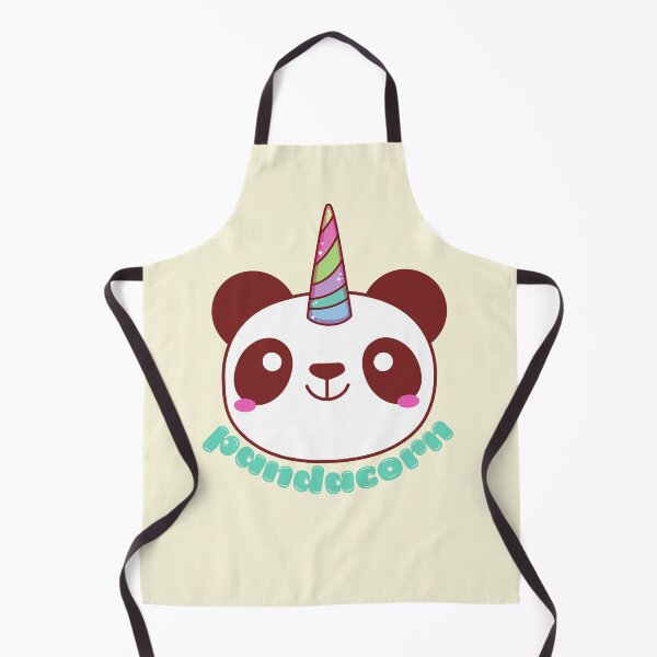 Item preview, Pandacorn Panda Unicorn - cream/yellow background designed and sold by MixedBagMerch.