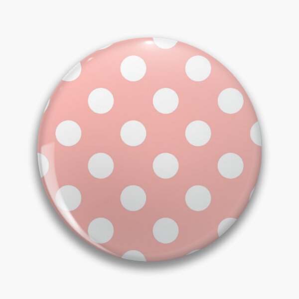 Item preview, White Polka Dots on Peach Background designed and sold by Bumblefuzzies.