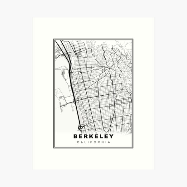 Item preview, Berkeley Map designed and sold by Tamas Das.
