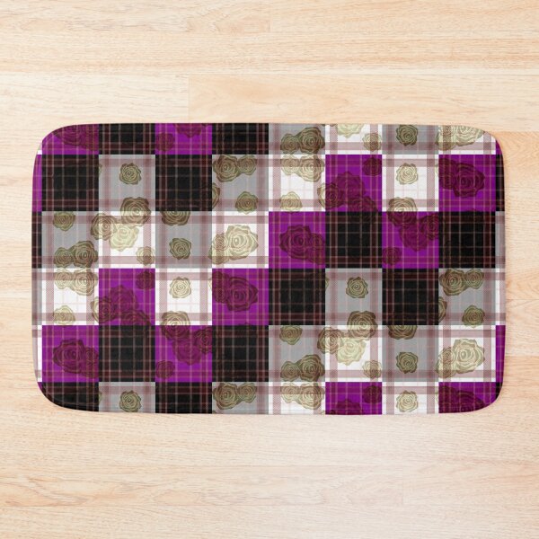 Item preview, Subtle Floral Ace Plaid 2 designed and sold by -Gedwolcraeft-.