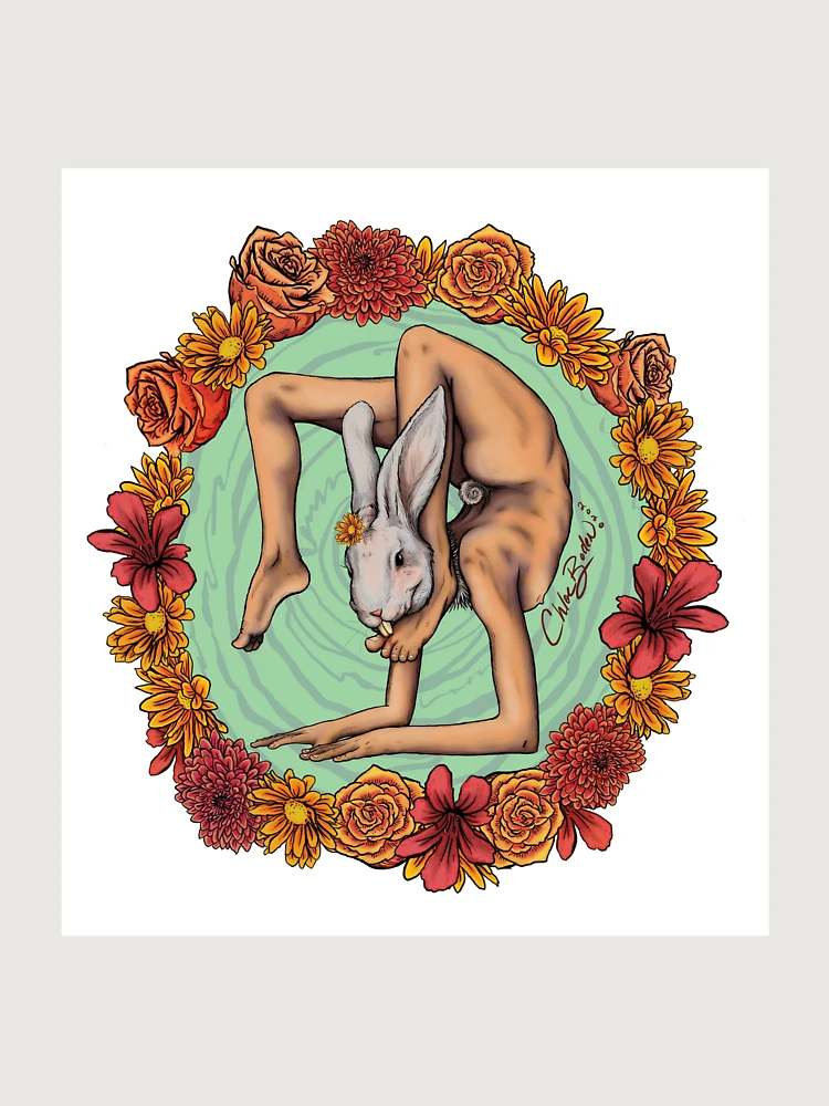 Thumbnail 6 of 6, Premium Oversized Hoodie, Rabbit Fool (2) designed and sold by Rabbitfool.