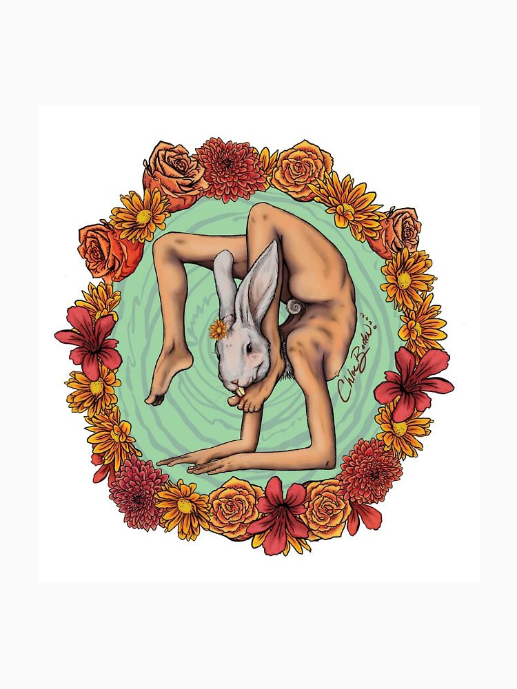 Thumbnail 6 of 6, Pullover Hoodie, Rabbit Fool (2) designed and sold by Rabbitfool.