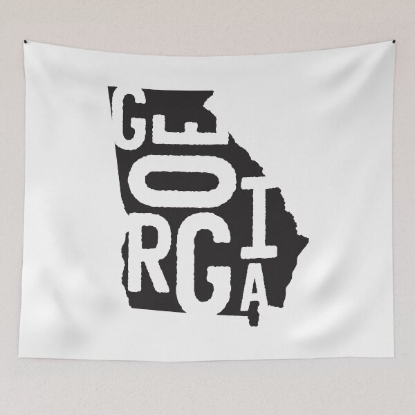 Item preview, Georgia State Design | Abstract Georgia Lettering Graphic | Georgia Gift | Georgia Map  designed and sold by crookedriverusa.