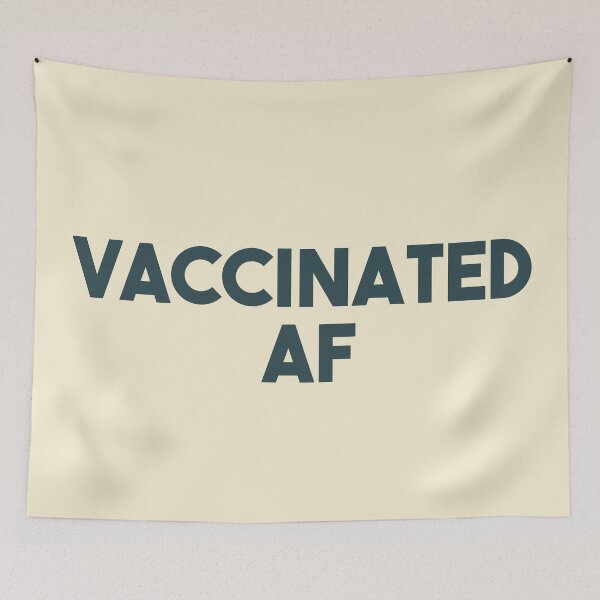 Item preview, Vaccinated AF designed and sold by EGIT.