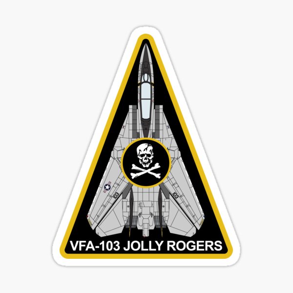 F-14 VFA-103 Jolly Rogers Sticker