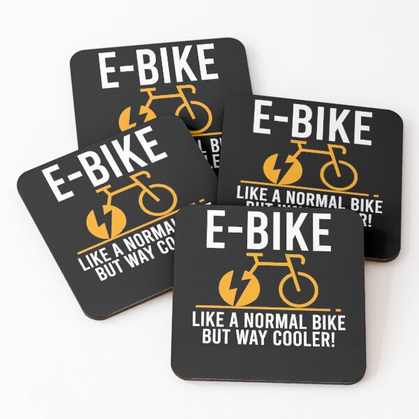Item preview, E-Bike like a normal bike but way cooler, Funny gift for Electric BIKE lovers designed and sold by tee-sh.