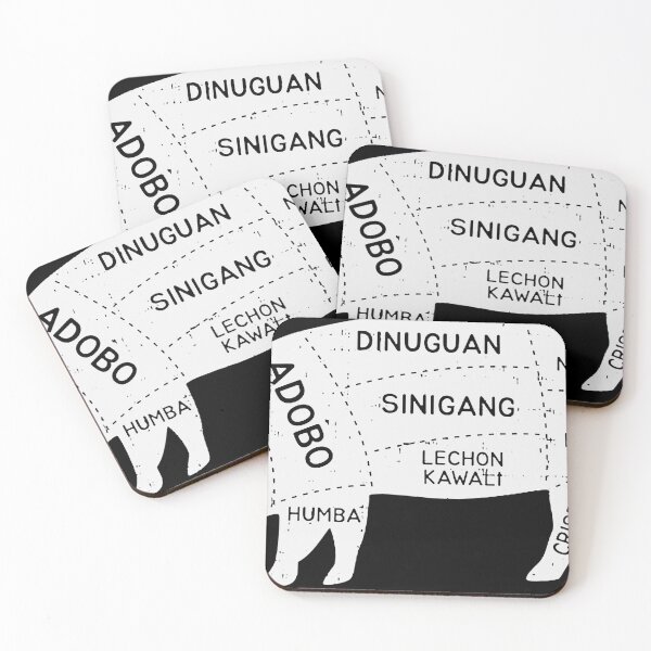 Item preview, Funny Filipino Pork Recipe Dish Pinoy Food Adobo Sinigang Sisig Lechon Kawali Dinuguan Bicol Express Crispy Pata Eatout Fiesta Design Gift Idea designed and sold by MotorLykan9k.