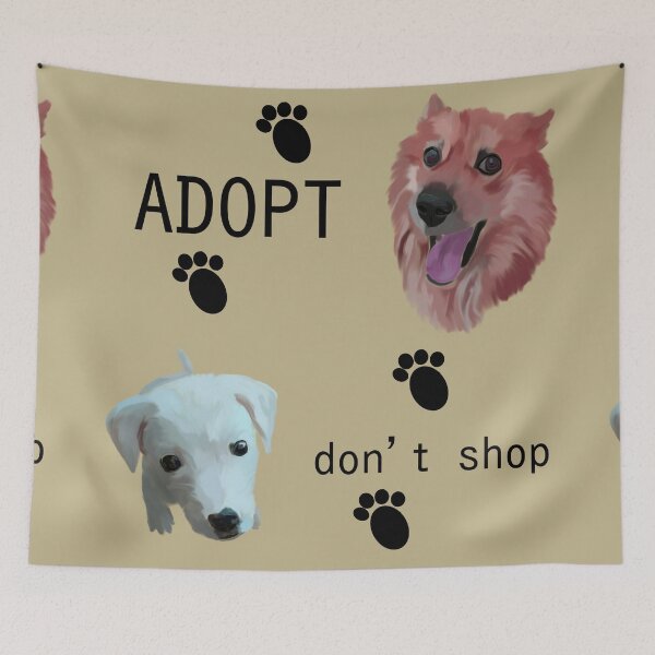 Item preview, Adopt dont Shop  designed and sold by Antiope33.