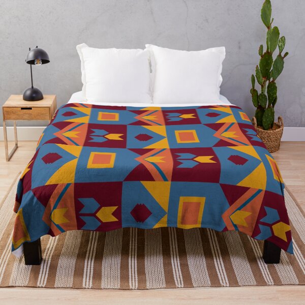 Item preview, Geometric Blue and Red pattern designed and sold by Prototyp.
