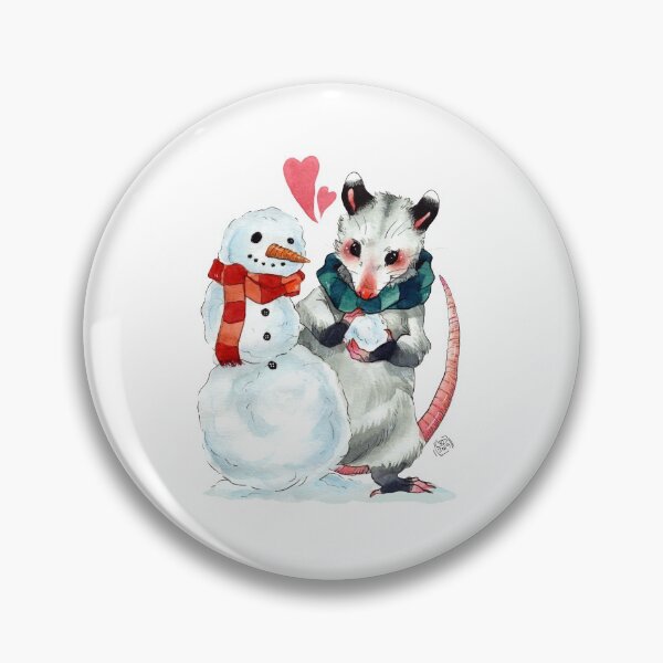 Item preview, Snowy Pal Opossum designed and sold by Operatagonist.