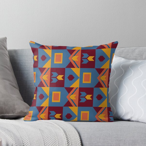 Artikelvorschau, Geometrisches blaues und rotes Muster entworfen und verkauft von Prototyp.