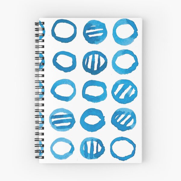 Item preview, Blue Watercolor Circle Pattern designed and sold by WillowTee.