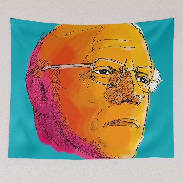 Item preview, Michel Foucault painting designed and sold by KennyLucky.