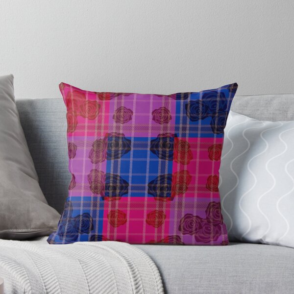 Item preview, Subtle Bi Floral Plaid 2 designed and sold by -Gedwolcraeft-.