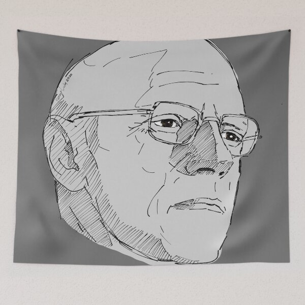 Item preview, Michel Foucault sketch designed and sold by KennyLucky.