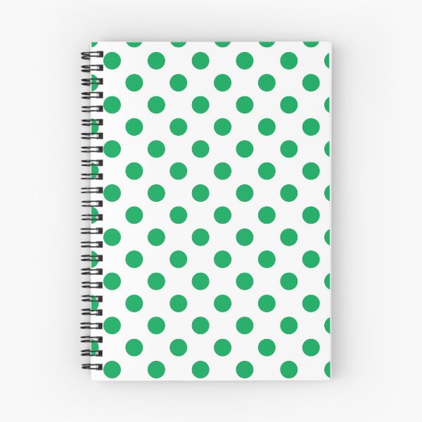 Item preview, Green Polka Dots on White Background designed and sold by Bumblefuzzies.