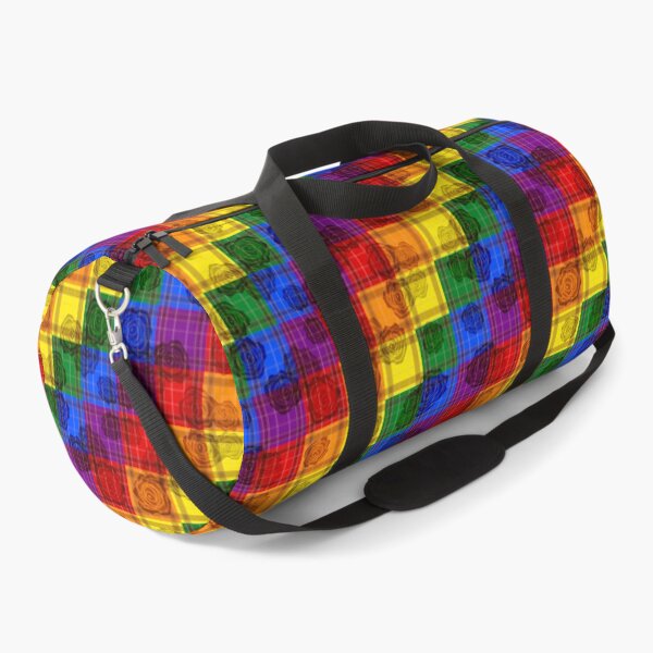 Item preview, Subtle Floral Gay Plaid 2 designed and sold by -Gedwolcraeft-.