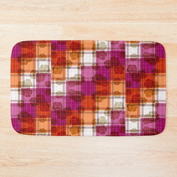 Item preview, Subtle Lesbian Floral Plaid 2 designed and sold by -Gedwolcraeft-.