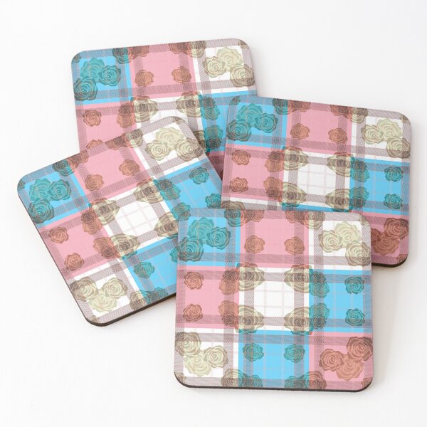 Item preview, Subtle Trans Floral Plaid 2 designed and sold by -Gedwolcraeft-.