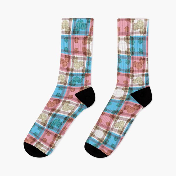 Item preview, Subtle Trans Floral Plaid 2 designed and sold by -Gedwolcraeft-.