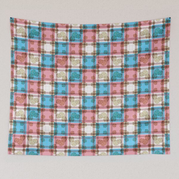 Item preview, Subtle Trans Floral Plaid 2 designed and sold by -Gedwolcraeft-.