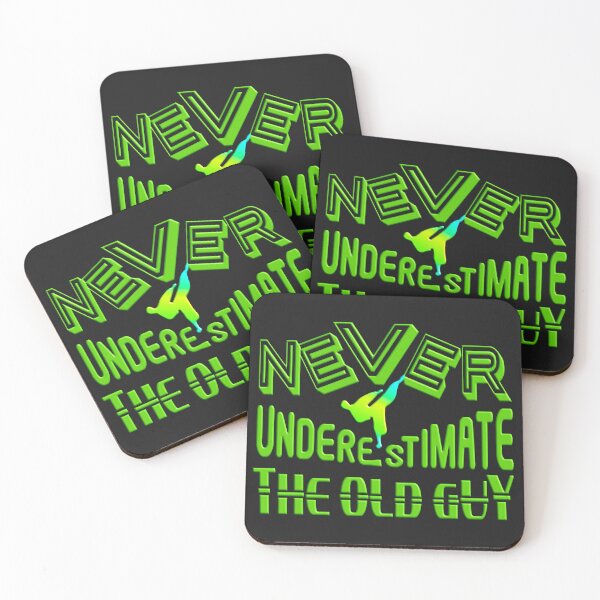 Item preview,  NEVER UNDERESTIMATE  THE OLD GUY designed and sold by Ralek.