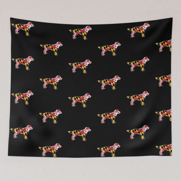 Item preview, Maryland Flag Labrador Retriever Dog designed and sold by MarylandStyle.
