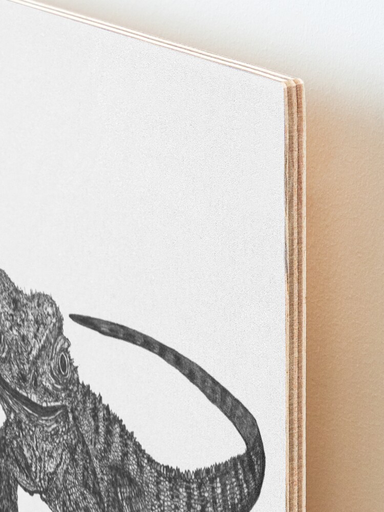 Alternate view of Kenneth the Water Dragon Mounted Print