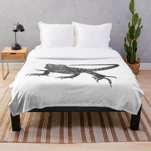 Kenneth the Water Dragon Throw Blanket