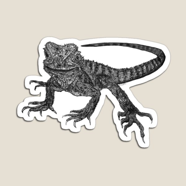 Kenneth the Water Dragon Magnet