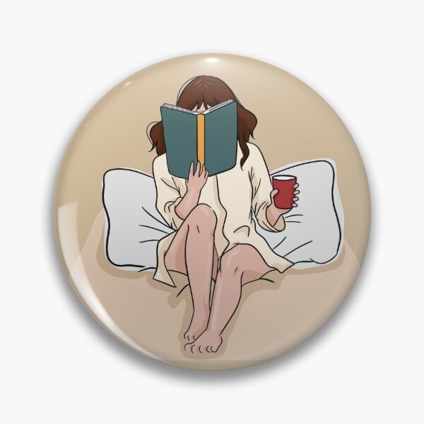 Item preview, Reading a book aesthetic  designed and sold by CricketDoodles.