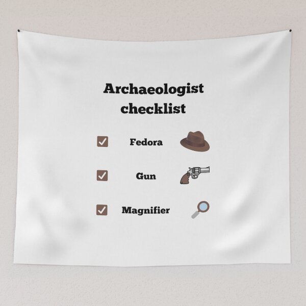 Item preview, Archaeologist checklist designed and sold by daguilon.