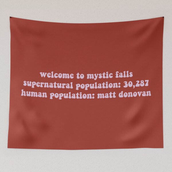 Item preview, mystic falls population designed and sold by virginia nash.