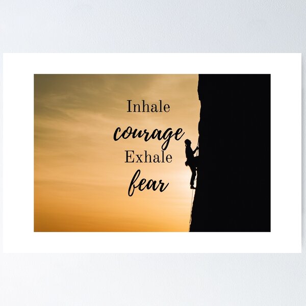 Item preview, Inhale courage Exhale fear designed and sold by ZACK-1.